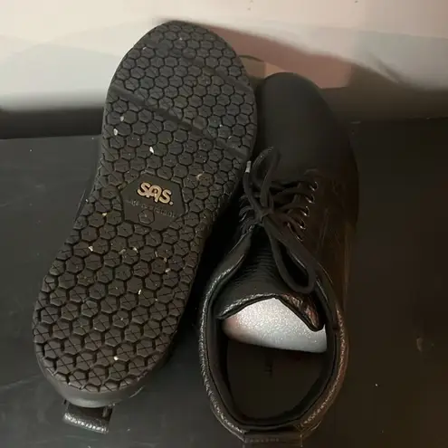 SAS Womens Alpine Black Work & Safety Boots Size 8Wide B33 Black