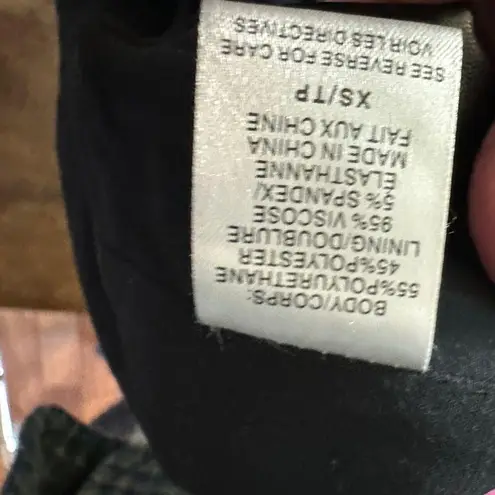 Cami NYC Black Faux Leather Strapless Midi Dress XS Bodycon Ruched $395 Designer