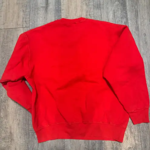J. America Vintage Red Steamboat USA Crewneck Sweatshirt XL Made in USA