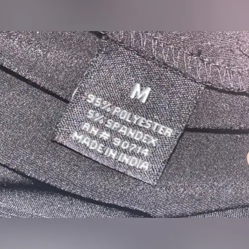 MSK Rhinestone Embellished Sleeve Black Dress Medium stretch