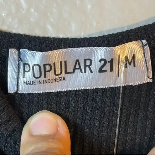 Popular 21 Elegant Black Sleeveless Dress SZ M