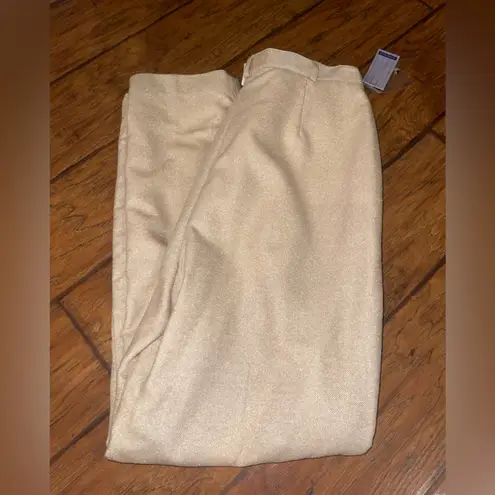 Austin Reed Women's Tan wool silk Trousers vintage pants slacks 16