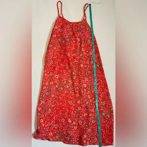 French Grey  womens red floral dress