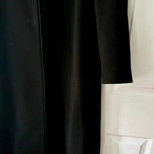 Fleurette Black Cashmere Vintage Union USA Hidden Magnetic Closure Overcoat 8