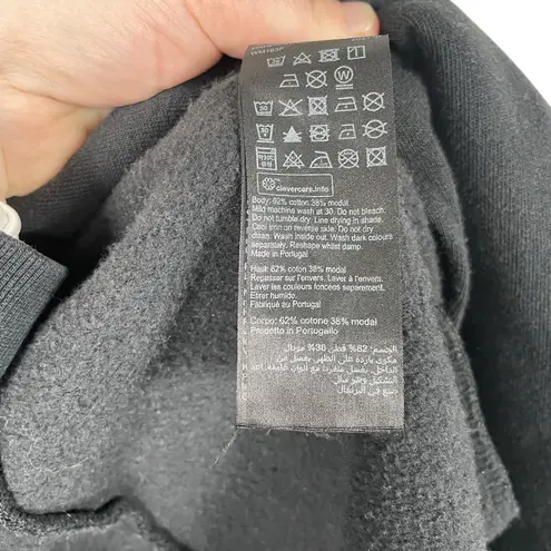 All Saints Women’s Dahlia Drapey Sweatshirt Cardigan in Black Size S