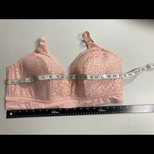 AUDEN, Peach Bralette, Size 3X, lightly lined, adjustable straps, stretchy
