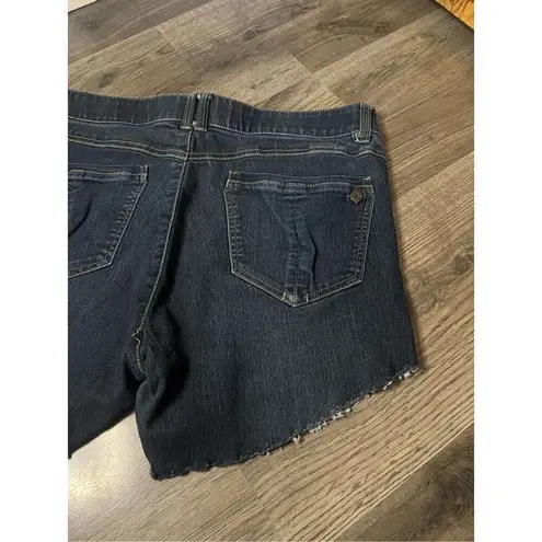 Democracy Blue Jean Cut Off Shorts Woman’s Size 12