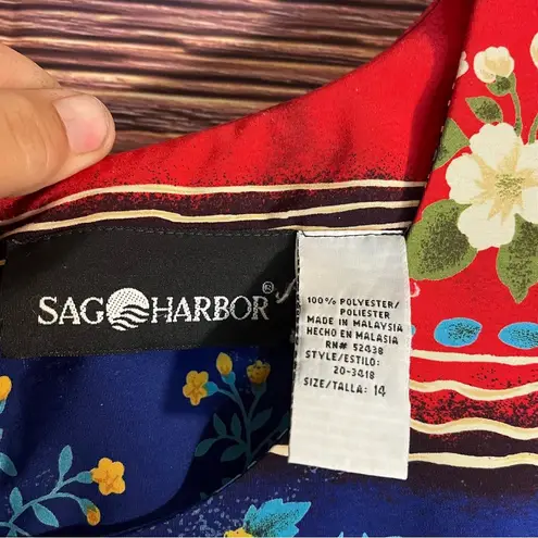 Sag Harbor Multi-Colored Dress. Size 14.