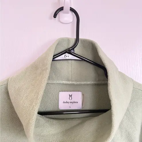 Dudley Stephens Park Slope Fleece in Sage Green Size L