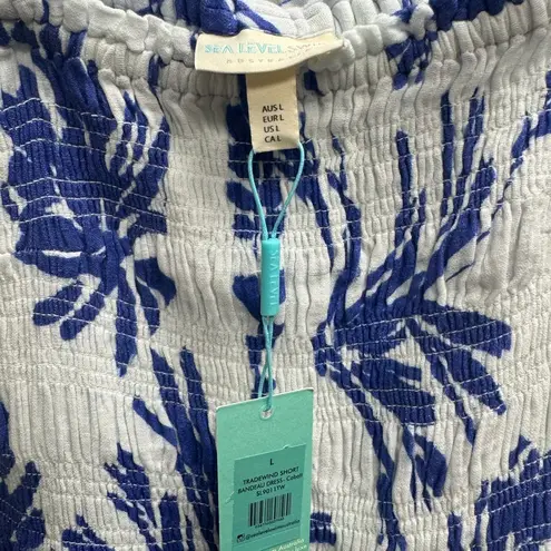 Blue and White Smocked Mini Sundress Resort Wear Size undefined