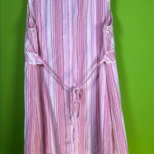 Motherhood Vintage Pink Sleeveless V-Neck Sundress