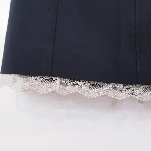 Red Valentino Wool Blend Lace Hem Skirts