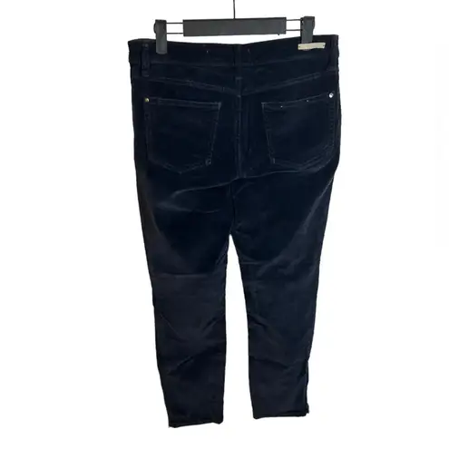 Pilcro and the Letterpress  Deep Teal Ankle Zip Skinny Corduroy Pants
