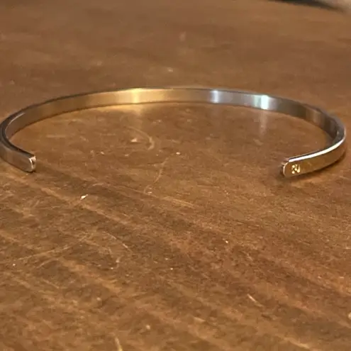 MantraBand Stainless Steel Inspirational Cuff Bracelet