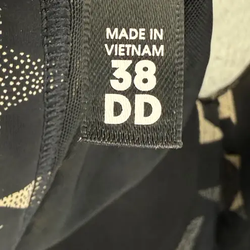 Torrid Curve 38 DD Lightly Lined WireFree Bra Black Beige Stars Print Black Size undefined