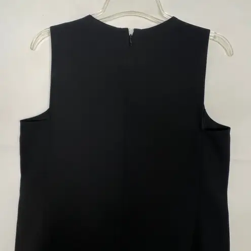 Kenar Sleeveless Black Shift Dress Size 8