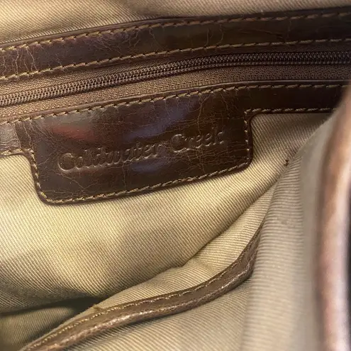 Coldwater Creek Faux Leather Magnetic Close Studded Western Style Purse