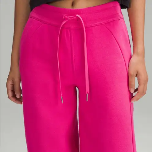 Lululemon Sonic Pink Scuba Mid-Rise Wide Leg Pant  *Regular