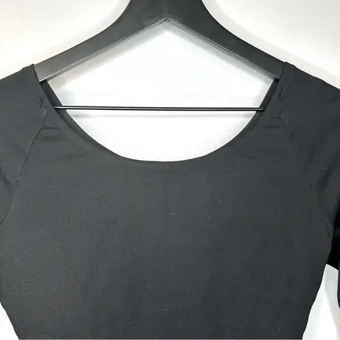 TA3 Black Long Sleeve Corset Bodysuit Size M Size M