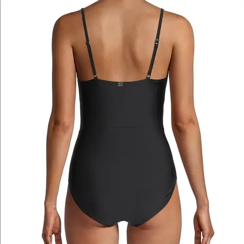 Catherine Malandrino NWT Draped One-Piece Swimsuit. Size M