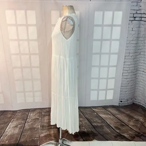 Evereve Roan + Ryan White Bella Sleeveless Flowy Midi Dress Size Medium