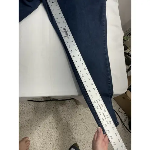 Fashion to figure Womans Blue Jeans 24 Dark Wash Elastic Waist