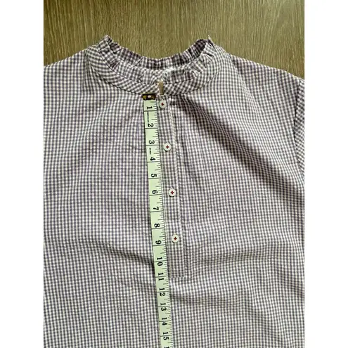 Rungolee Jacqueline Dress Womens XL Purple Gingham Midi Ruffle Cottagecore NWT