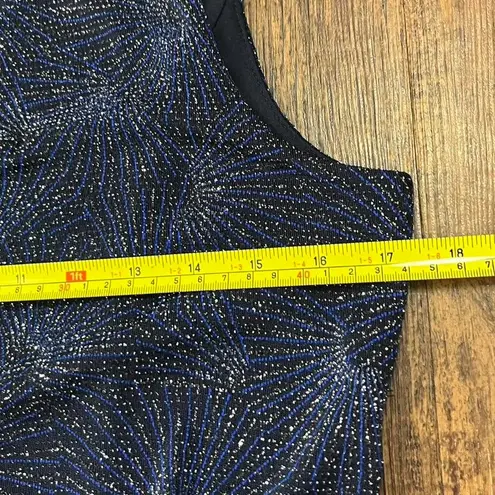 Enfocus Studio En focus studio navy blue sparkle dress