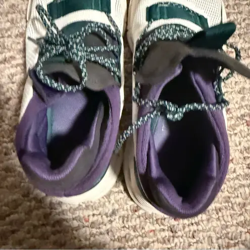 On Cloud Running Cloudnova White Violet Green Sneaker