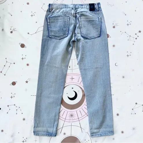 One Teaspoon  Awesome Baggies Light Acid Wash Distressed Jeans