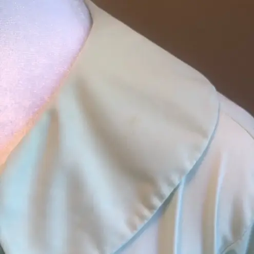 Handmade Vintage 1960s-70s Home Hand Made Mint Green Robe