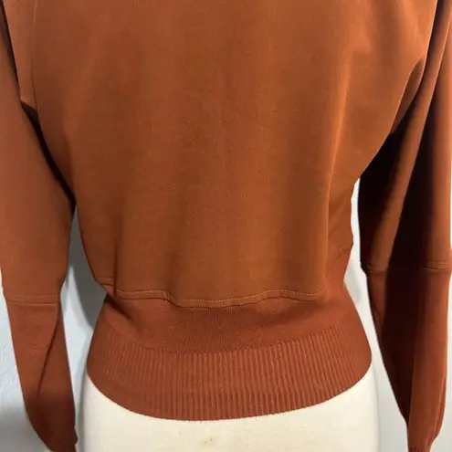 Opening Ceremony Women Luxury Rust Bomber Zippered Collared Jacket Size XS