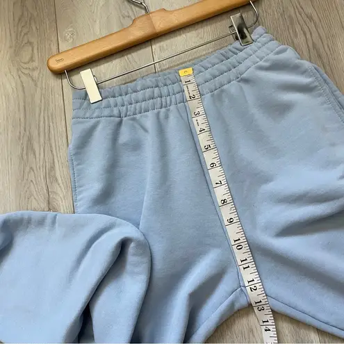 FAM Cotton Sweatpants tapered terry womens Blue (small medium) family clothes