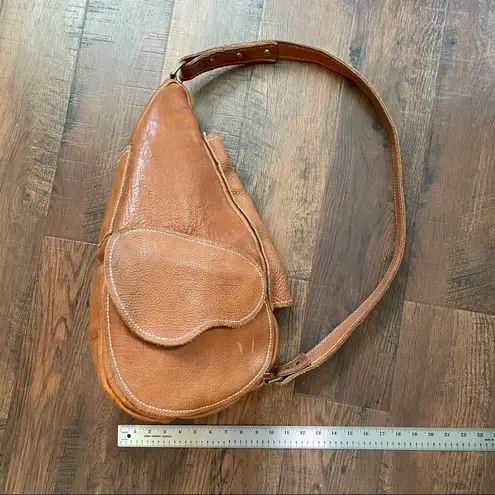 Custom made leather saddle bag