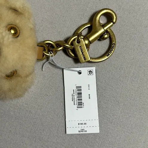 Coach COPY -  Bear Bag Charm In Signature
Shearling