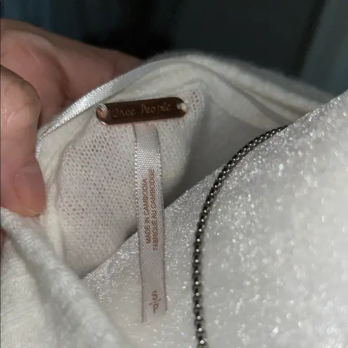 FP Movement by Free People Cream Crew Neck Sweater White Size undefined