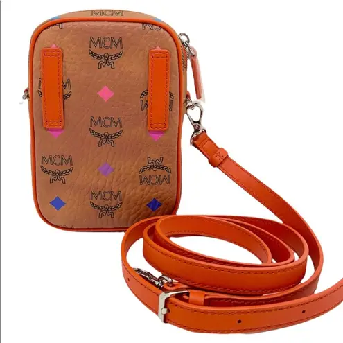 MCM New  Mini Messenger Logo Monogram Skyoptic Crossbody Bag