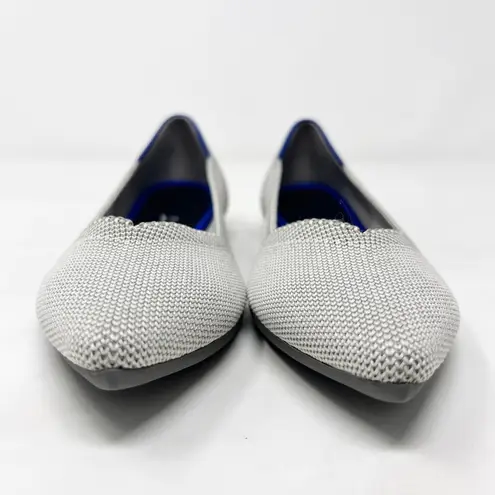Rothy's [Rothy’s] The Point Birdseye Gray Slip On Washable Ballet Flats Pointed Toe 6.5 - Image 3