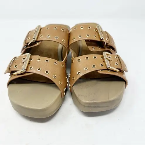 Kelsi Dagger  Jolt Tan Clog Sandals NWOT in Size 6