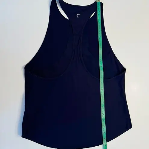 Zyia Active Double Racer Tank Top Navy Blue Small Athletic Exercise Workout