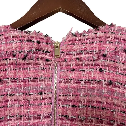 Generation Love Anne Tweed Mini Dress Pink Melange Classic Women’s Size XL