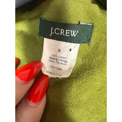 J.Crew JCrew Green Cotton Blazer Jacket Size Small – Tailored Casual Workwear