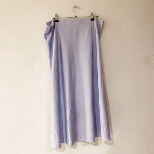 J Crew Gwyneth Midi Slip Skirt in Sweet Hyacinth Purple XL