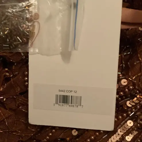 Mac Duggal 5442 Womens Embellished Bell Sleeve Tiered Gown Dress