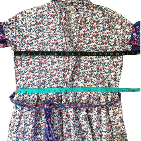 NWOT Millie Victorias Maxi Dress Floral Bluebell Size Small Purple