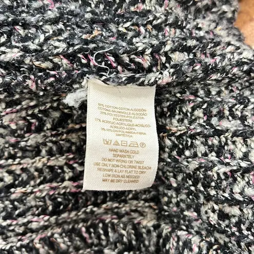 Free People  asymmetric zip moto sweater  Chunky knit size S