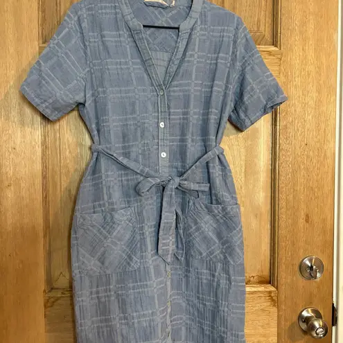 Soft Surroundings women’s midi Drees blue size PM