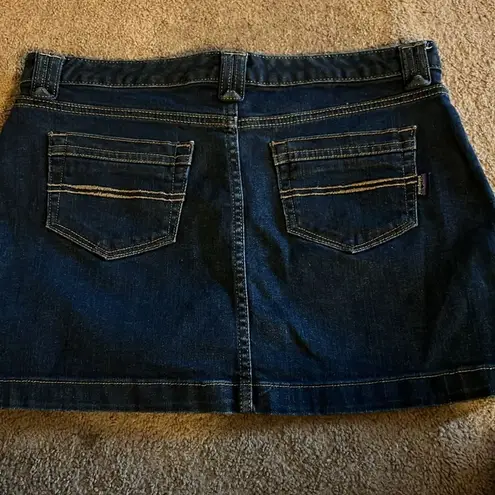 Patagonia  blue denim mini skirt organic cotton 10