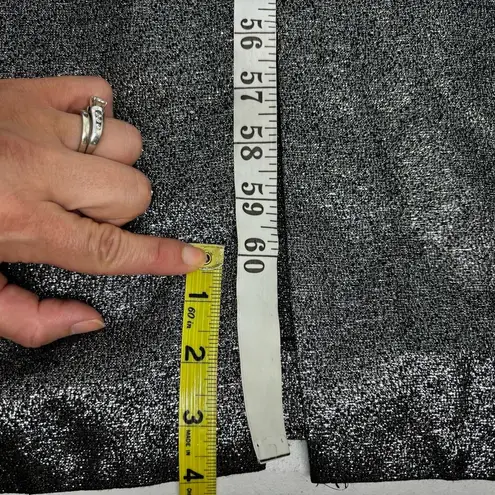 Solace London Piaggi V Neck Maxi Halter Dress Gunmetal Metallic Gray 4