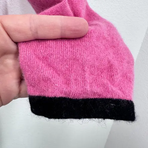 100% Cashmere Pink Daniel Bishop Crew Sweater‎ Vintage 90's High Heel Size XL - Image 3